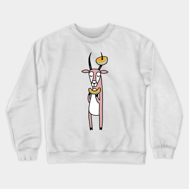 Antelope Love Cantaloupe Crewneck Sweatshirt by obinsun